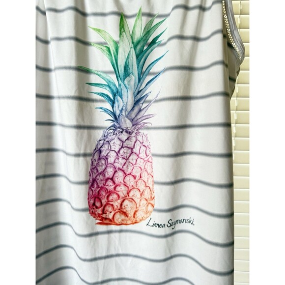 Reel Legends Linnea Szymanski Keep It Cool Size L Pineapple Tank Top Women’s - Picture 6 of 8